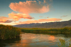 Last Light Over The Owens Valley